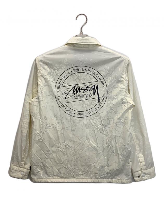 STUSSY/ステューシー WORLD TOURコーチジャケット【送料込み】 中古・古着通販】stussy (ステューシー) コーチジャケット アイボリー