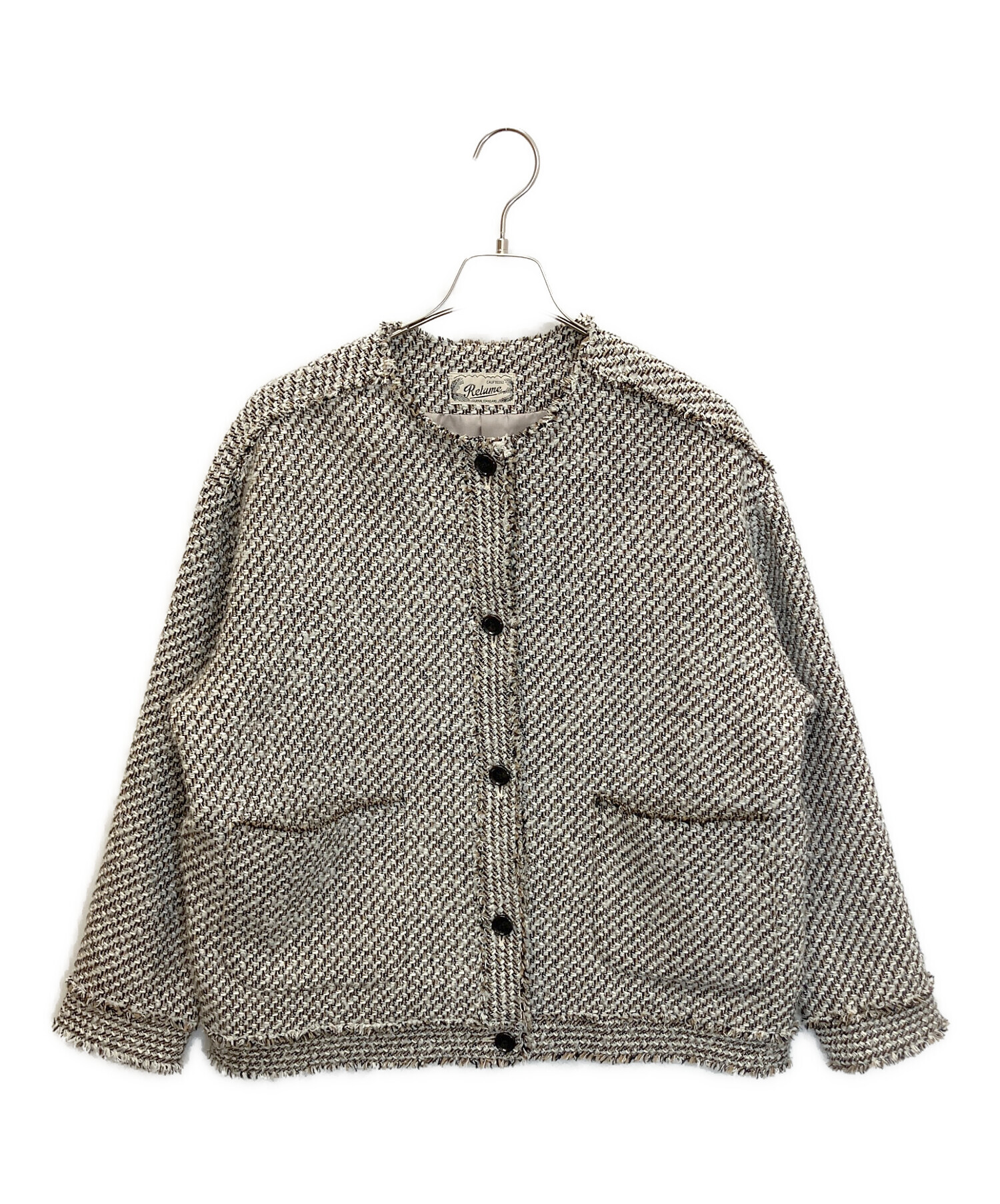 JOURNAL STANDARD relumeツイードジャケット 中古・古着通販】JOURNAL STANDARD relume (ジャーナルスタンダード
