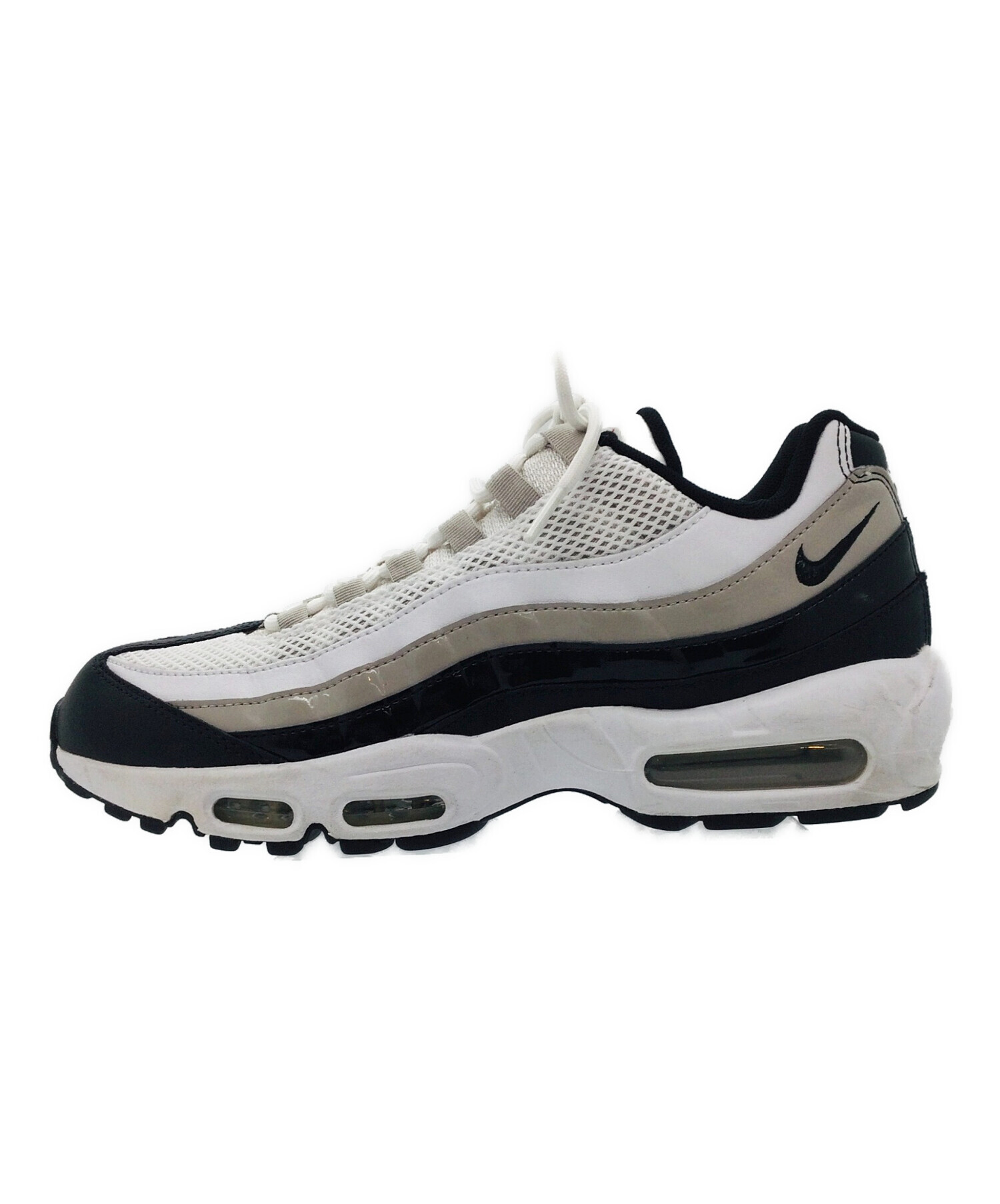 中古・古着通販】NIKE (ナイキ) AIR MAX95 ホワイト×ブラック サイズ 