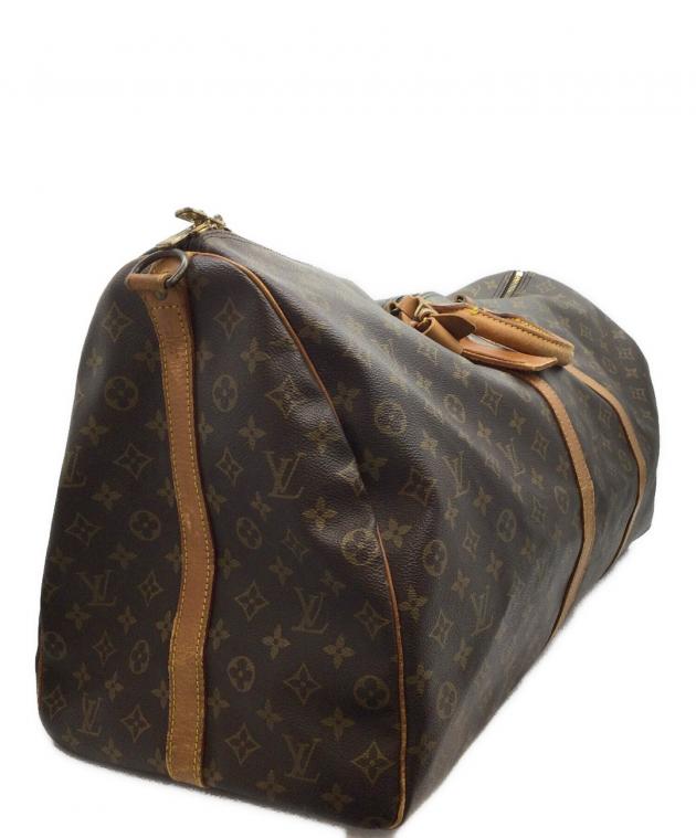 Louis Vuitton ブラウン ボストンバッグ 中古・古着通販】LOUIS VUITTON (ルイ ヴィトン) ボストンバッグ