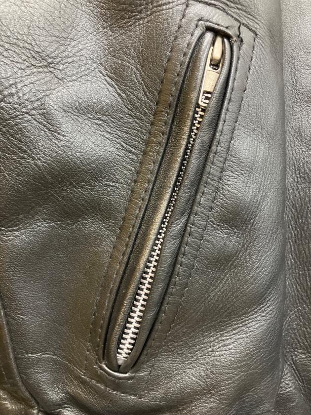 AMERICAN NOSTALGIA レザーライダースジャケット Lサイズ 中古・古着通販】AMERICAN NOSTALGIA (アメリカンノスタルジア) ダブル