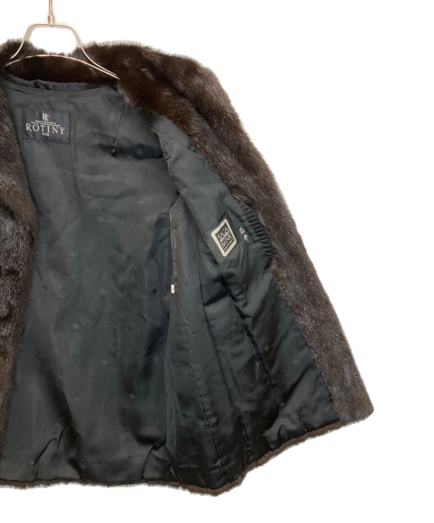 中古・古着通販】SAGA MINK (サガミンク) ミンクコート ブラウン