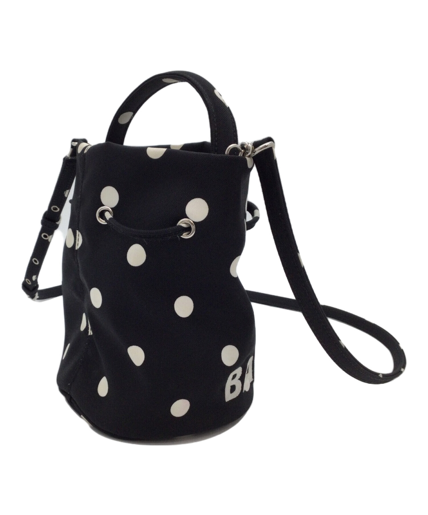 BALENCIAGA バレンシアガ ドローストリングバケットバッグ 中古・古着通販】BALENCIAGA (バレンシアガ) ドローストリング