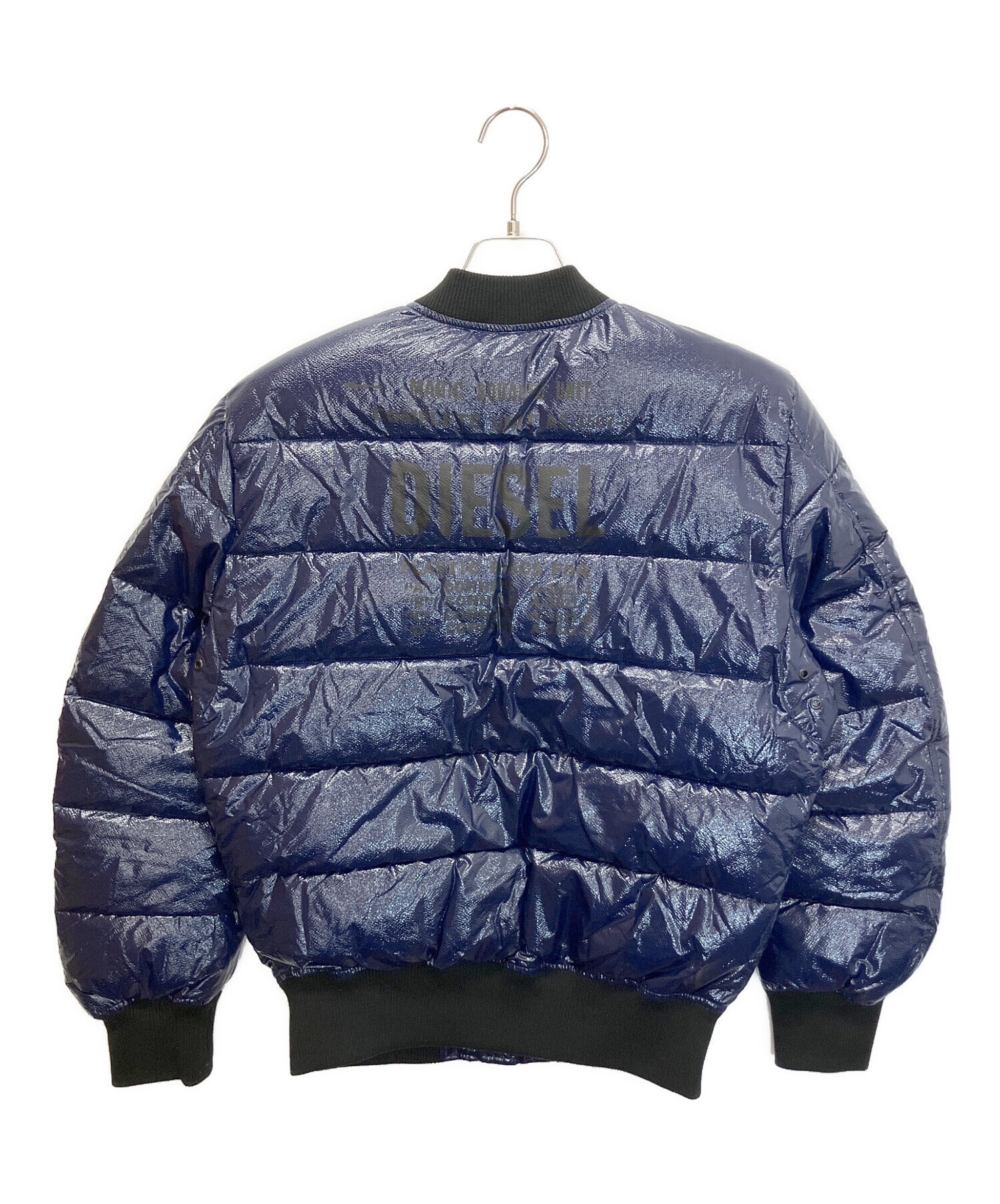 中古・古着通販】DIESEL (ディーゼル) 中綿ジャケット ネイビー 
