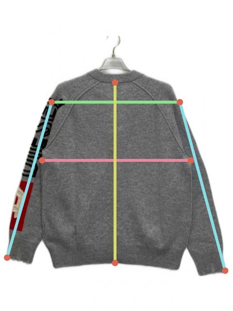 中古・古着通販】DIESEL (ディーゼル) A12369 厚手カーディガン グレー