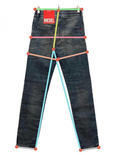 中古・古着通販】DIESEL (ディーゼル) スキニーデニムパンツ