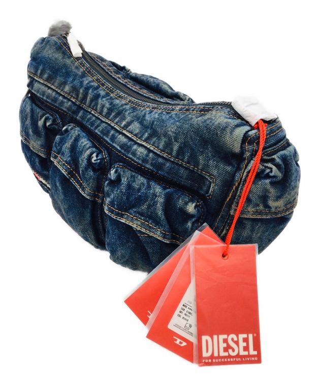 DIESEL バッグ Re-Edition Travel 3000 Diesel バッグ Travel 3000 Shoulder Bag X デニム マルチポケット