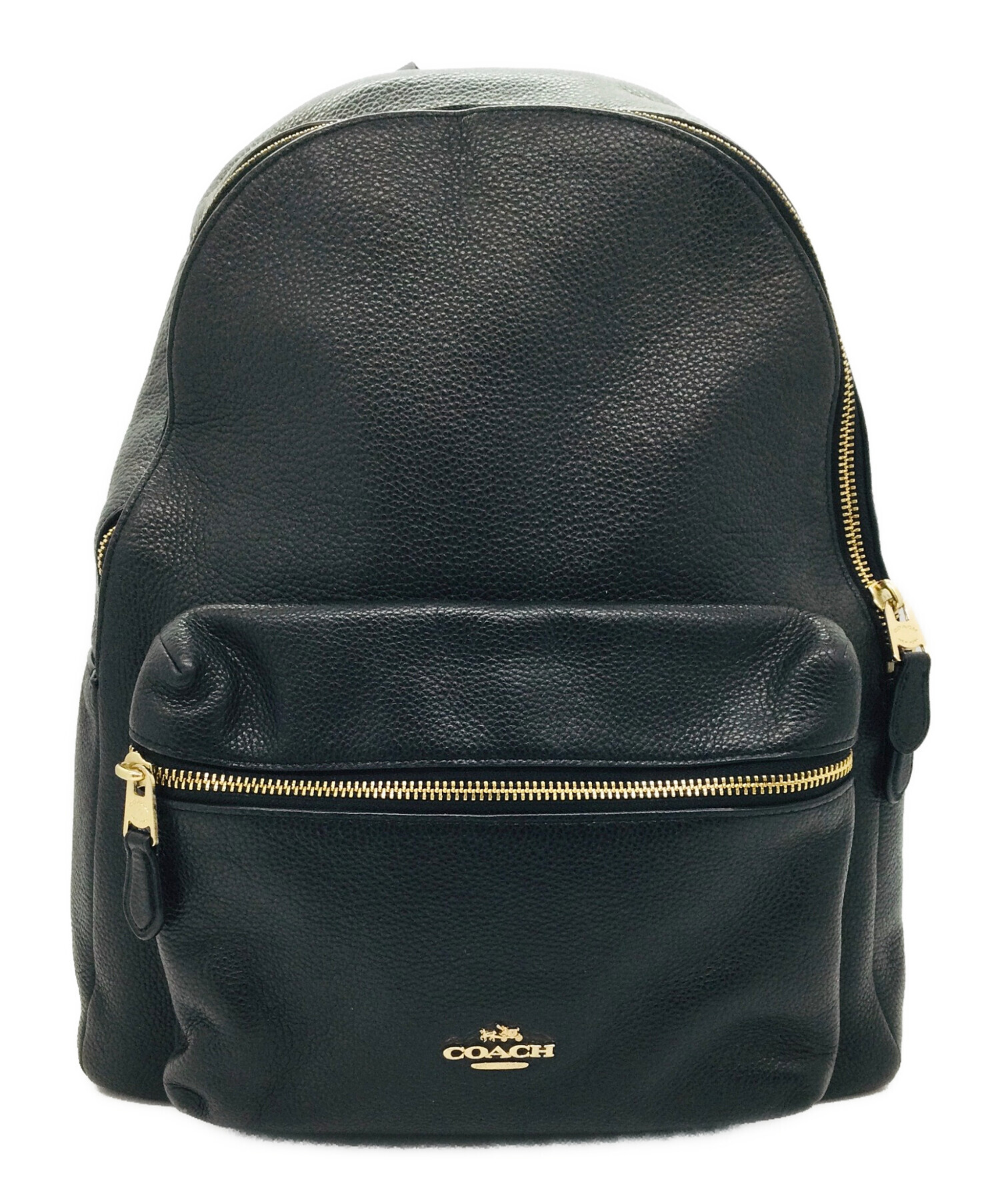 【新品未使用】COACH ブラックバックパック 中古・古着通販】COACH (コーチ) リュック ブラック｜ブランド・古着