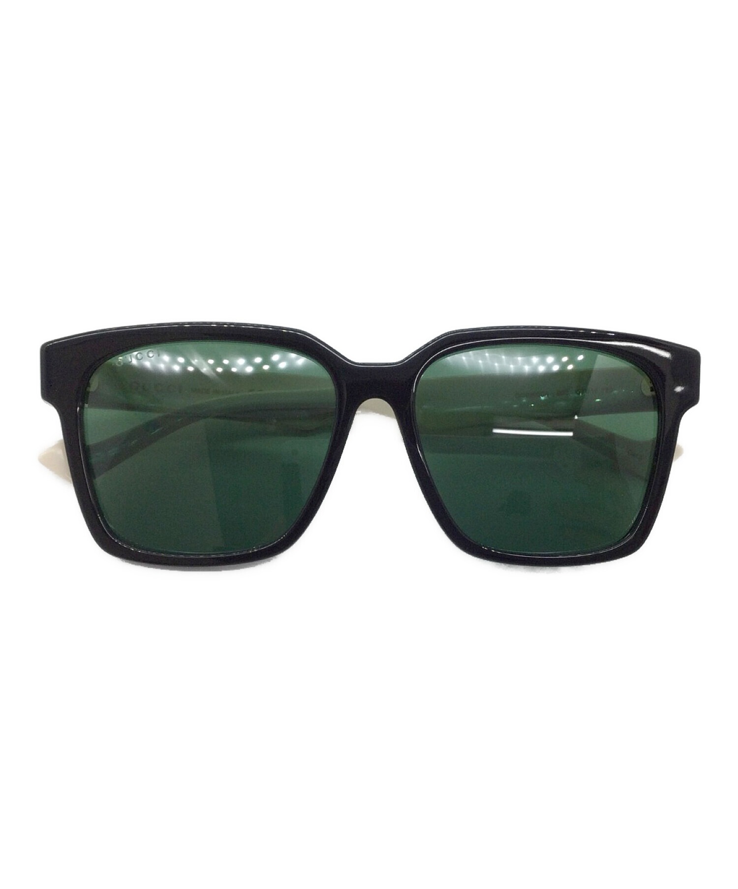 中古・古着通販】GUCCI (グッチ) サングラス ブラック×ホワイト