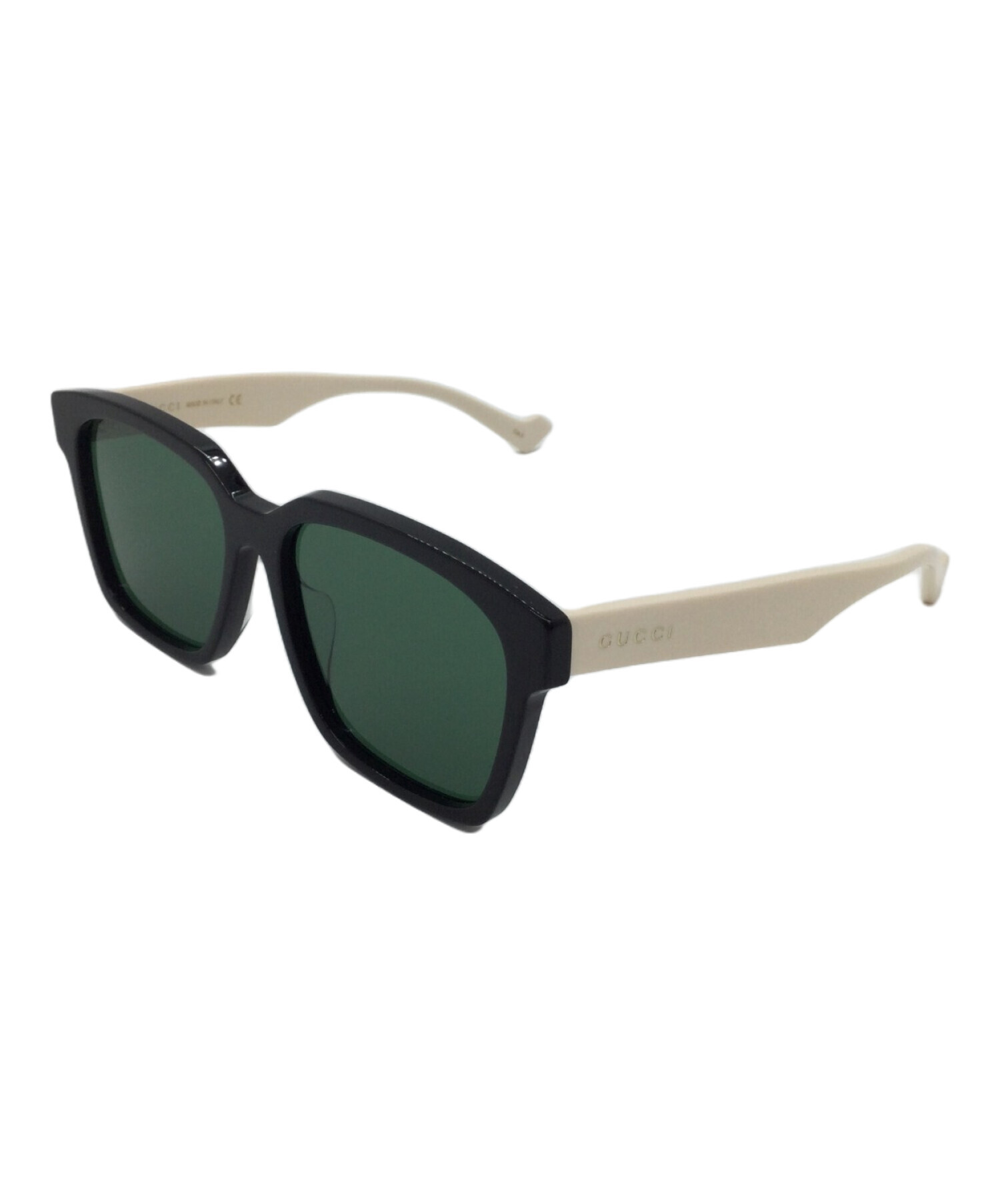 中古・古着通販】GUCCI (グッチ) サングラス ブラック×ホワイト