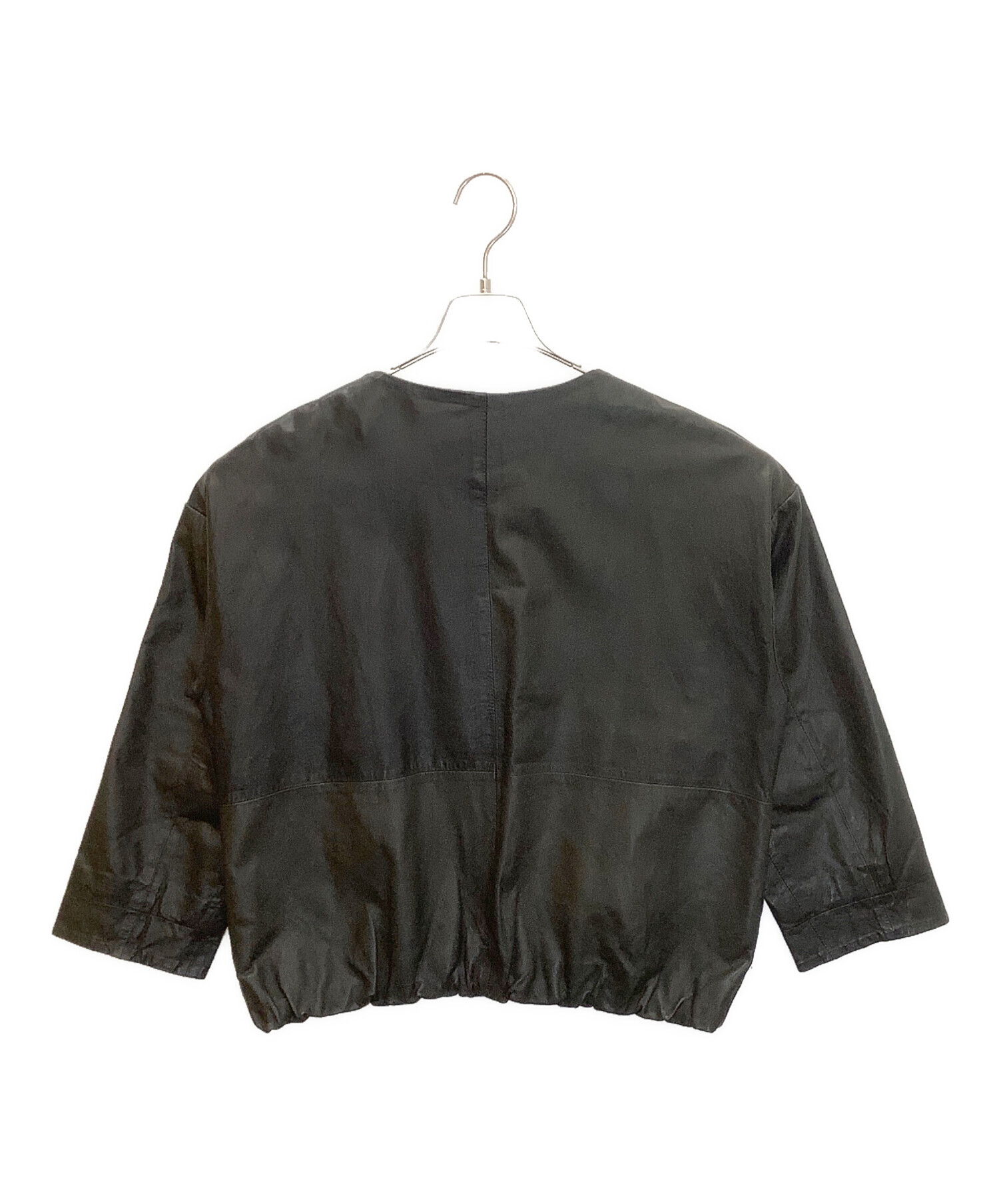 中古・古着通販】BEARDSLEY (ビアズリー) レザーブルゾン ブラック