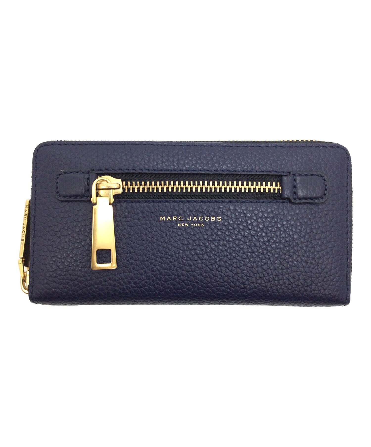 中古・古着通販】MARC JACOBS (マークジェイコブズ) 長財布 ネイビー 