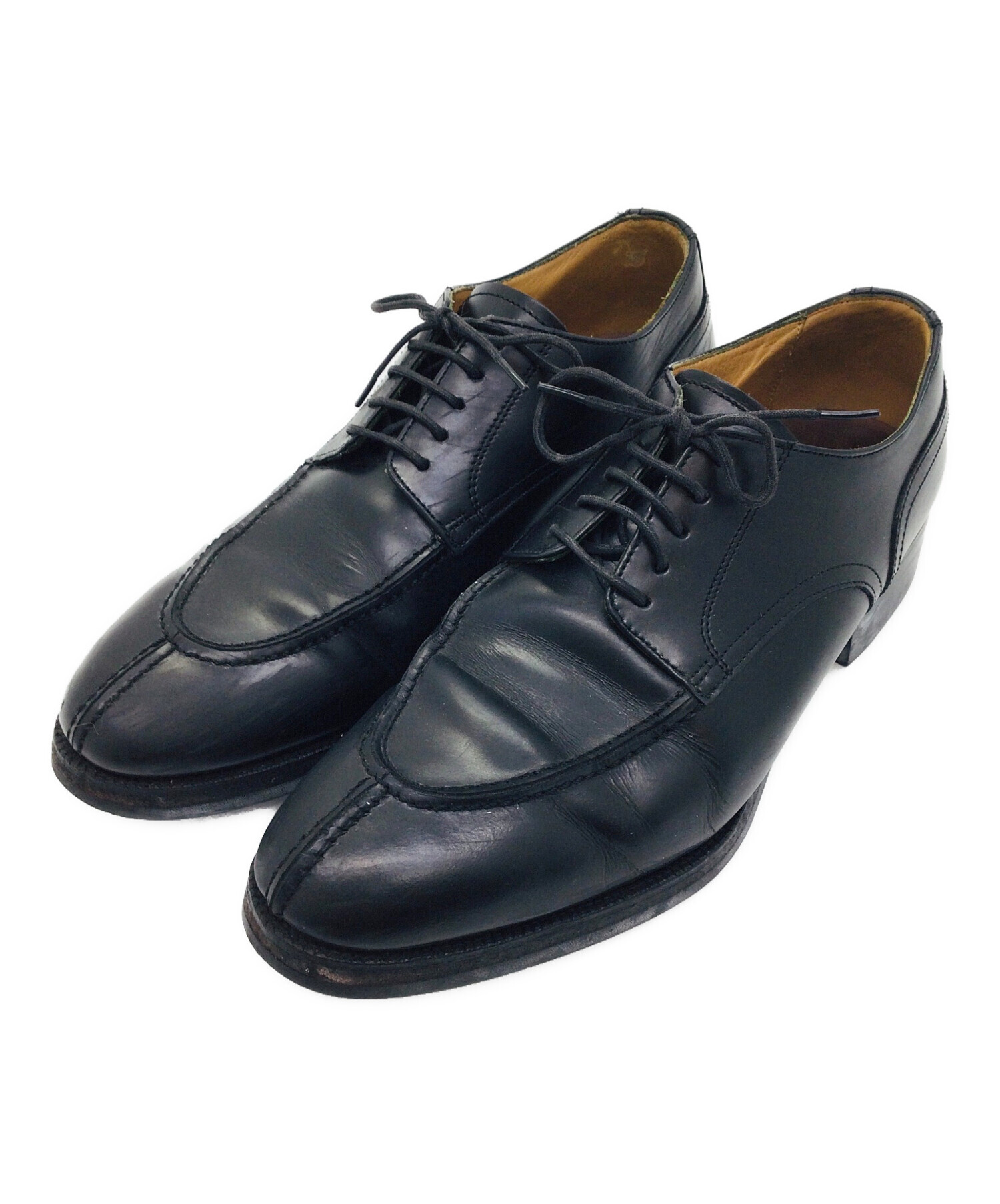 中古・古着通販】MEERMIN (メルミン) Uチップシューズ ブラック サイズ