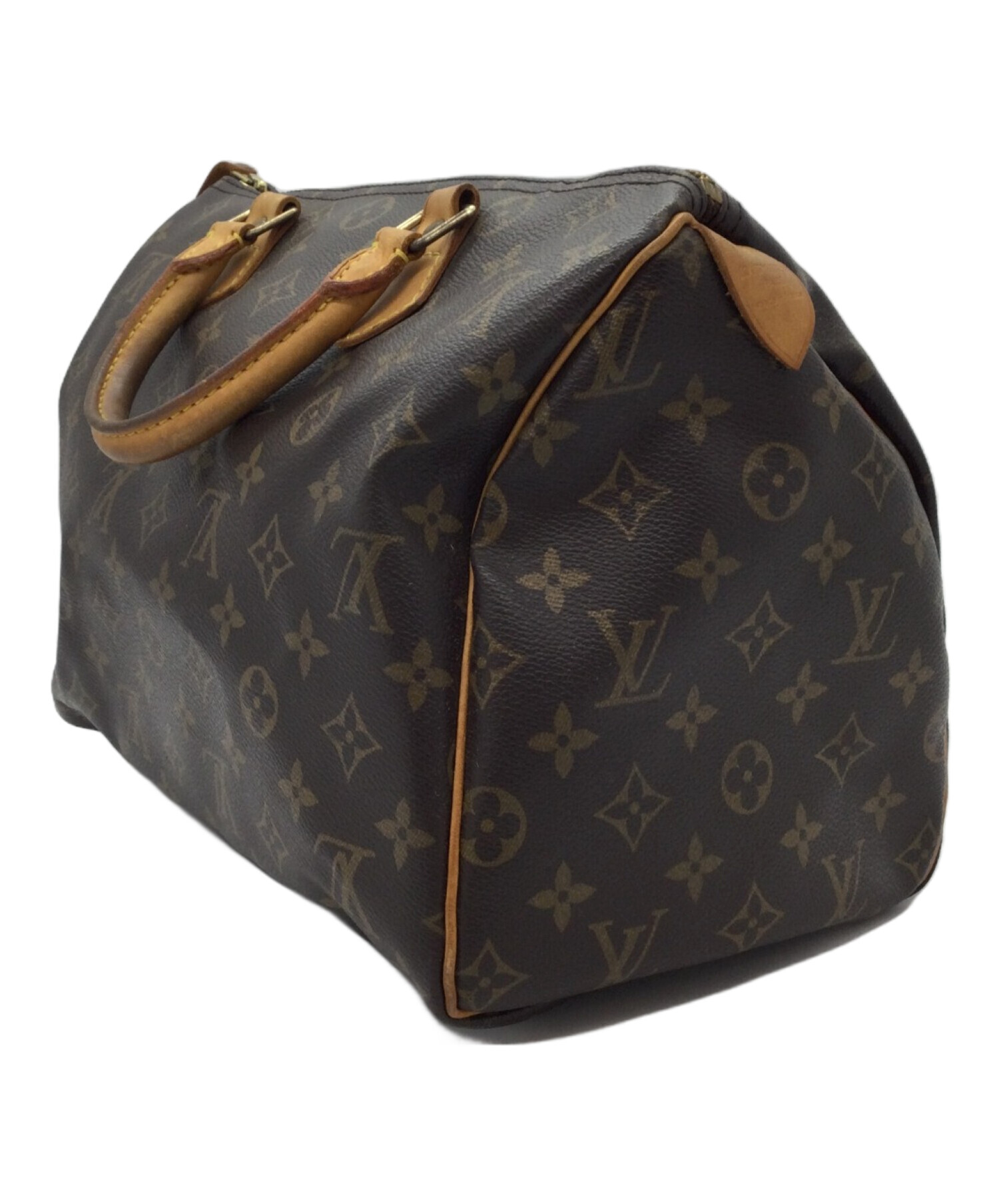 LOUIS VUITTON ハンドバッグ ブラウン 中古・古着通販】LOUIS VUITTON (ルイ ヴィトン) ハンドバッグ