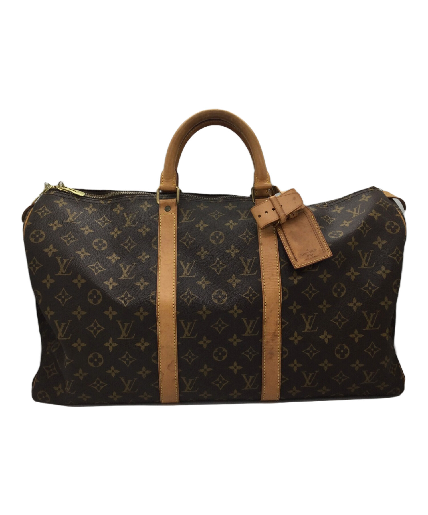 中古・古着通販】LOUIS VUITTON (ルイ ヴィトン) キーポル50 ブラウン
