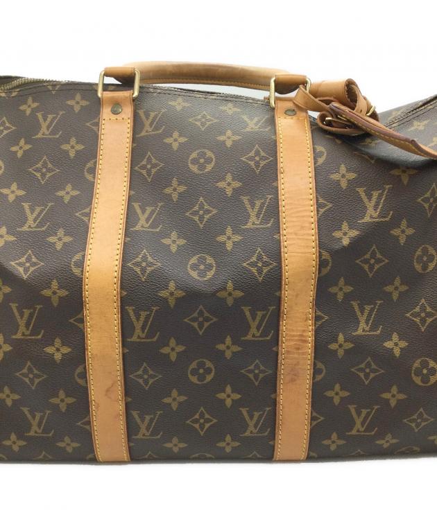 中古・古着通販】LOUIS VUITTON (ルイ ヴィトン) キーポル50 ブラウン