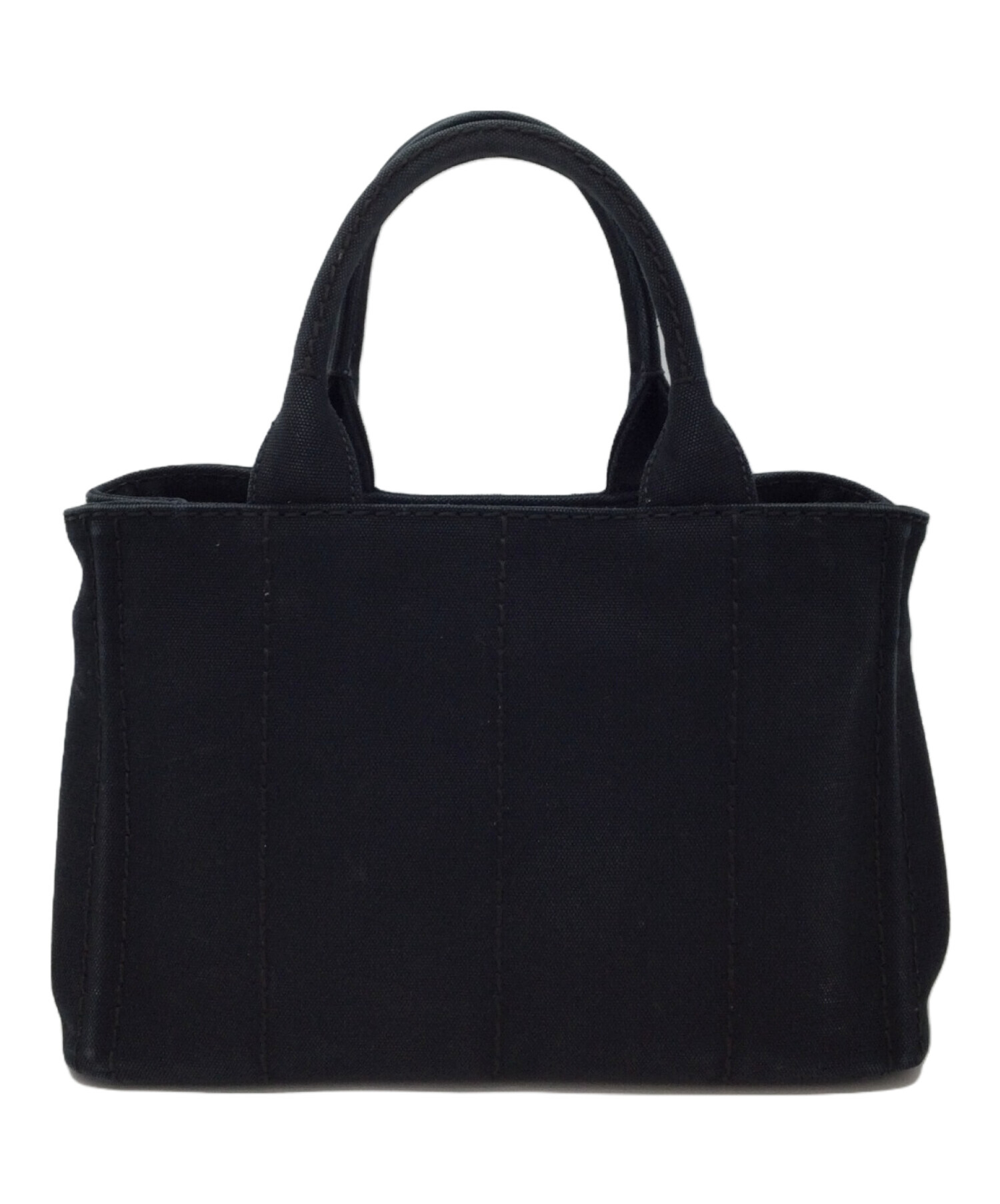 中古・古着通販】PRADA (プラダ) トートバッグ ブラック×ホワイト