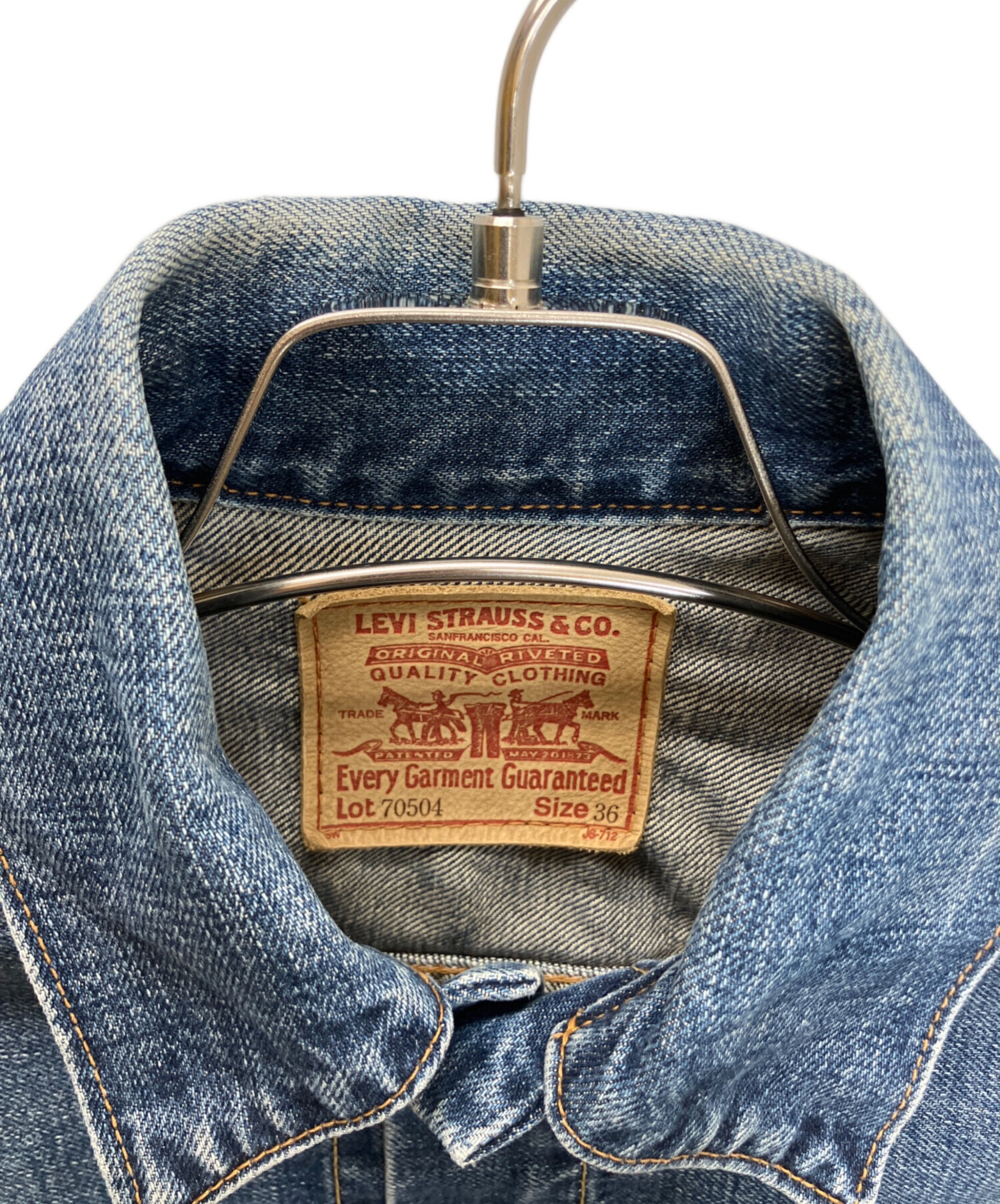 中古・古着通販】LEVI'S (リーバイス) デニムジャケット インディゴ
