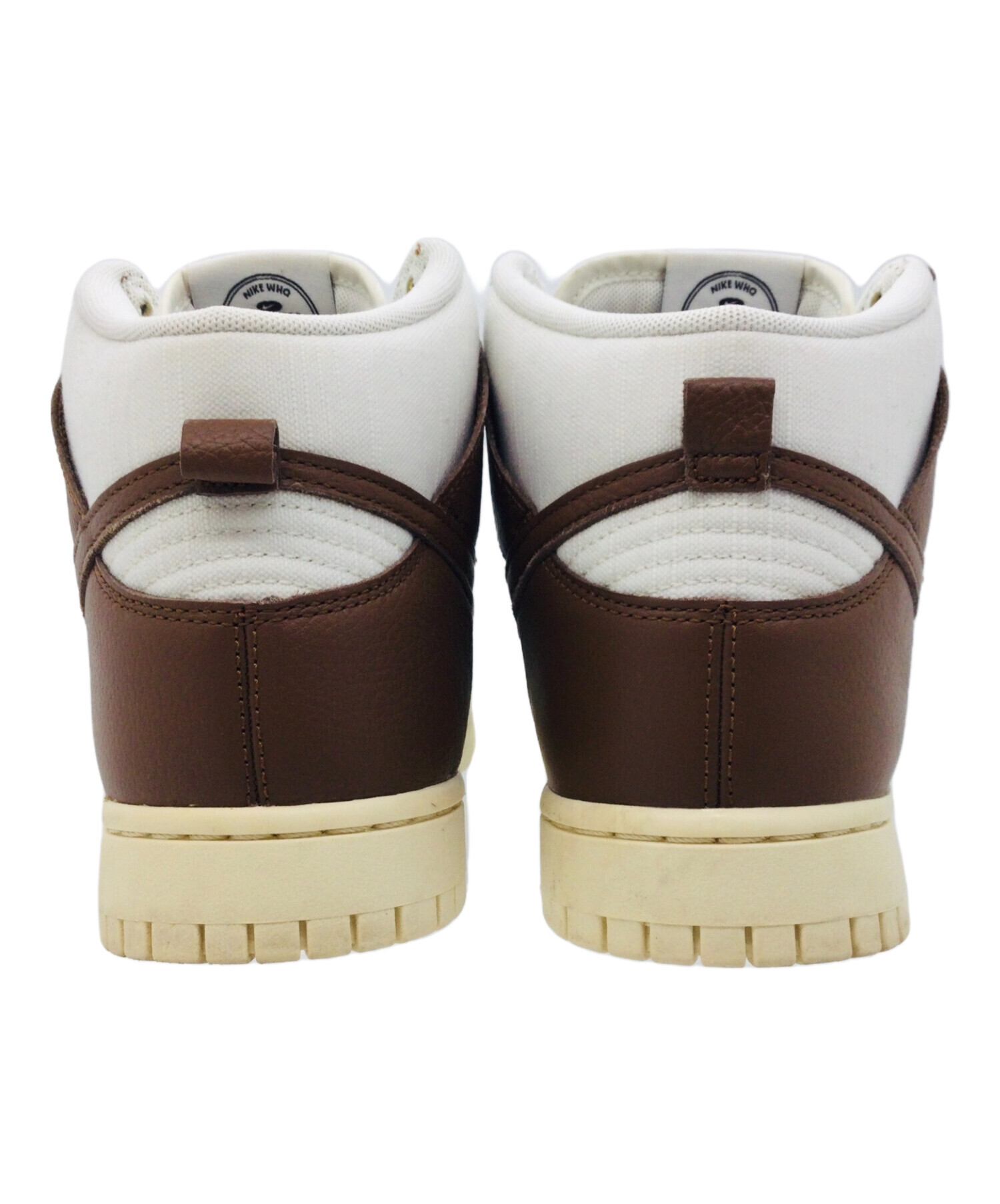 中古・古着通販】NIKE (ナイキ) Dunk High ホワイト×ブラウン サイズ 