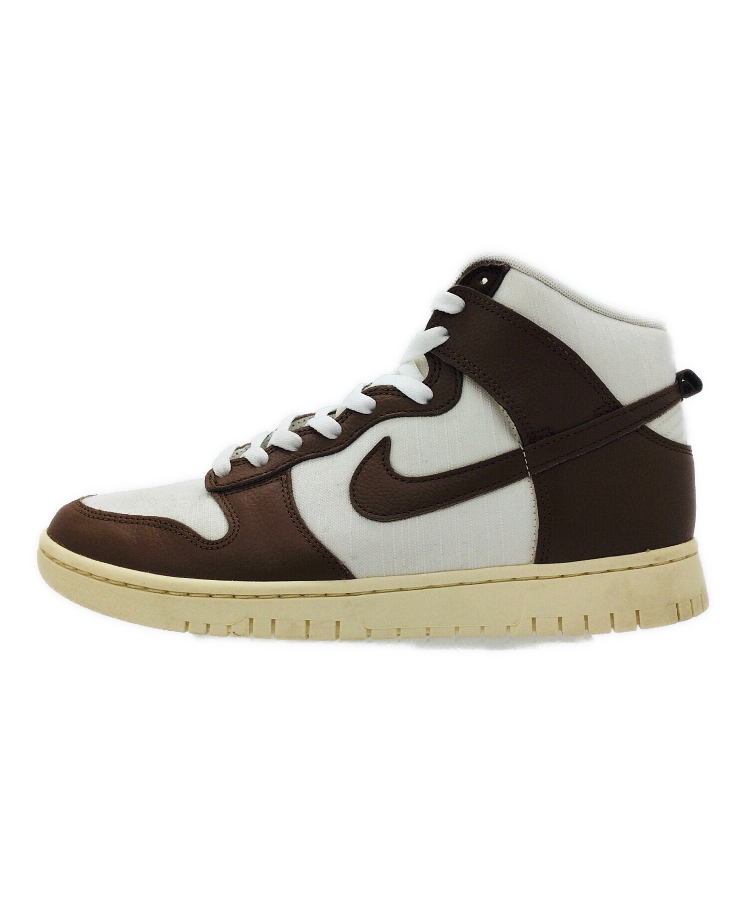 中古・古着通販】NIKE (ナイキ) Dunk High ホワイト×ブラウン サイズ 