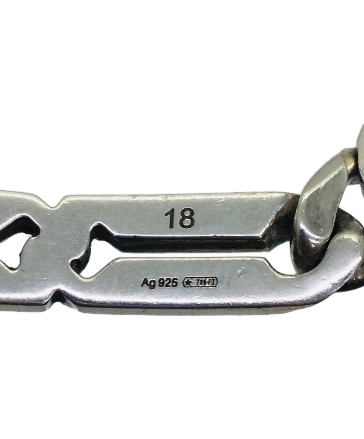 未使用　GUCCI グッチ　ブレスレット 中古・古着通販】GUCCI (グッチ) ブレスレット シルバー｜ブランド