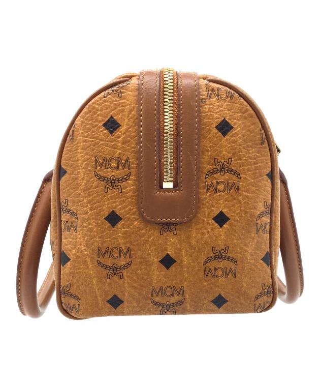 中古・古着通販】MCM (エムシーエム) ミニボストンバッグ ブラウン
