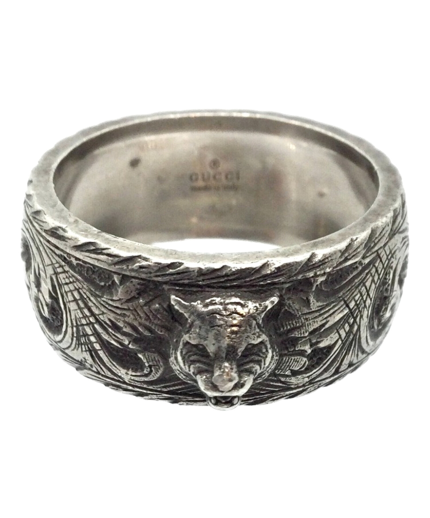中古・古着通販】GUCCI (グッチ) アラベスク調リング シルバー サイズ