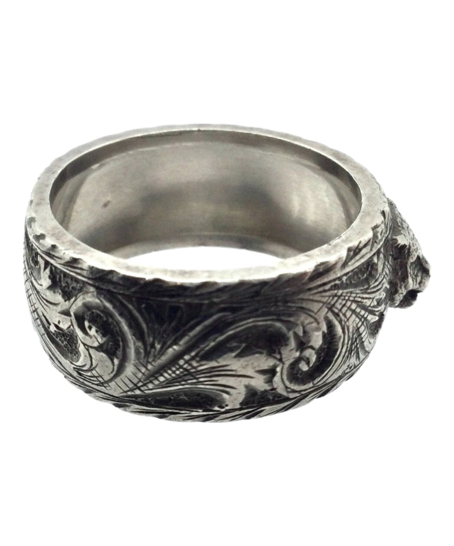 中古・古着通販】GUCCI (グッチ) アラベスク調リング シルバー サイズ