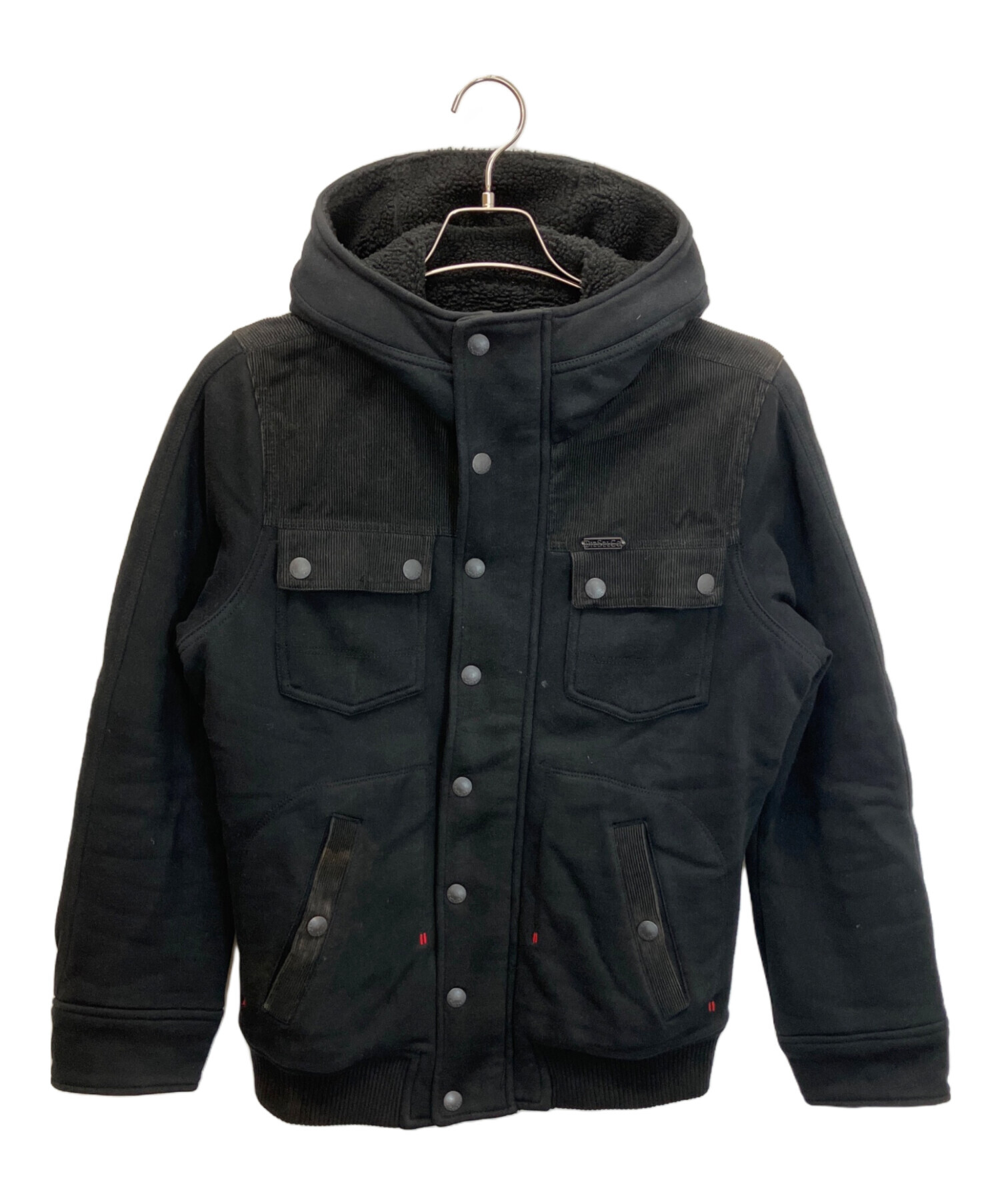 中古・古着通販】DIESEL (ディーゼル) フーデッドジャケット ブラック 