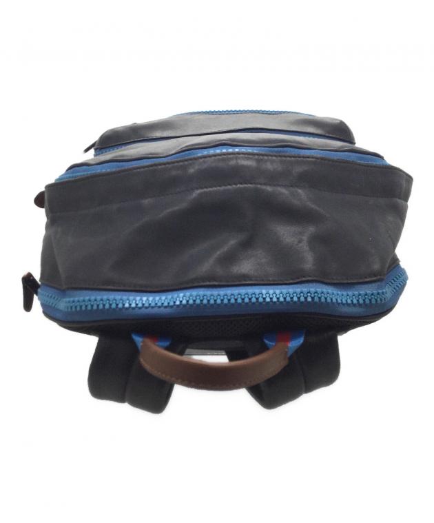 中古・古着通販】COACH (コーチ) リュック ネイビー×ブラウン