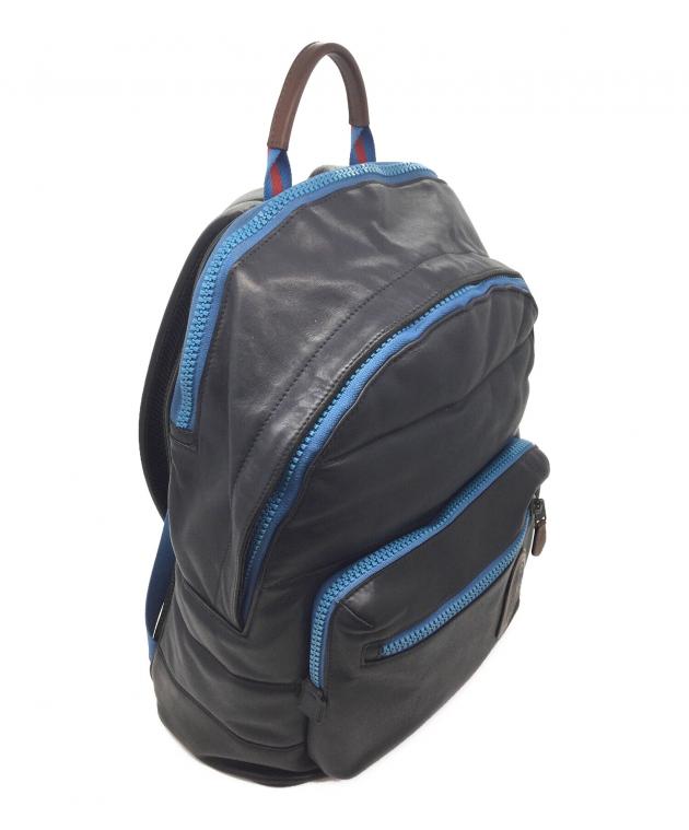 中古・古着通販】COACH (コーチ) リュック ネイビー×ブラウン