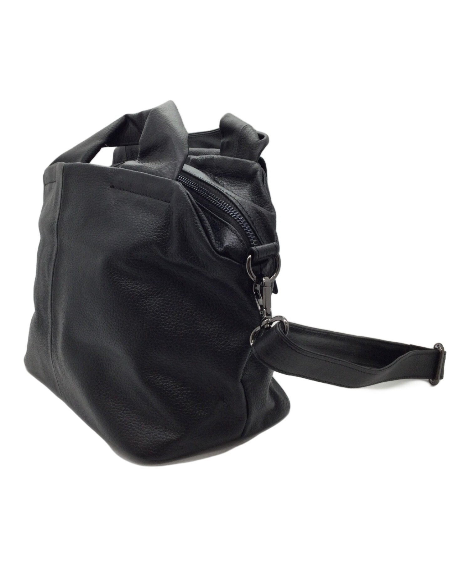 【値下げ】ear PAPILLONNER 2WAY 黒 ショルダーバッグ 中古・古着通販】ear PAPILLONNER (イアパピヨネ) 2WAYショルダー