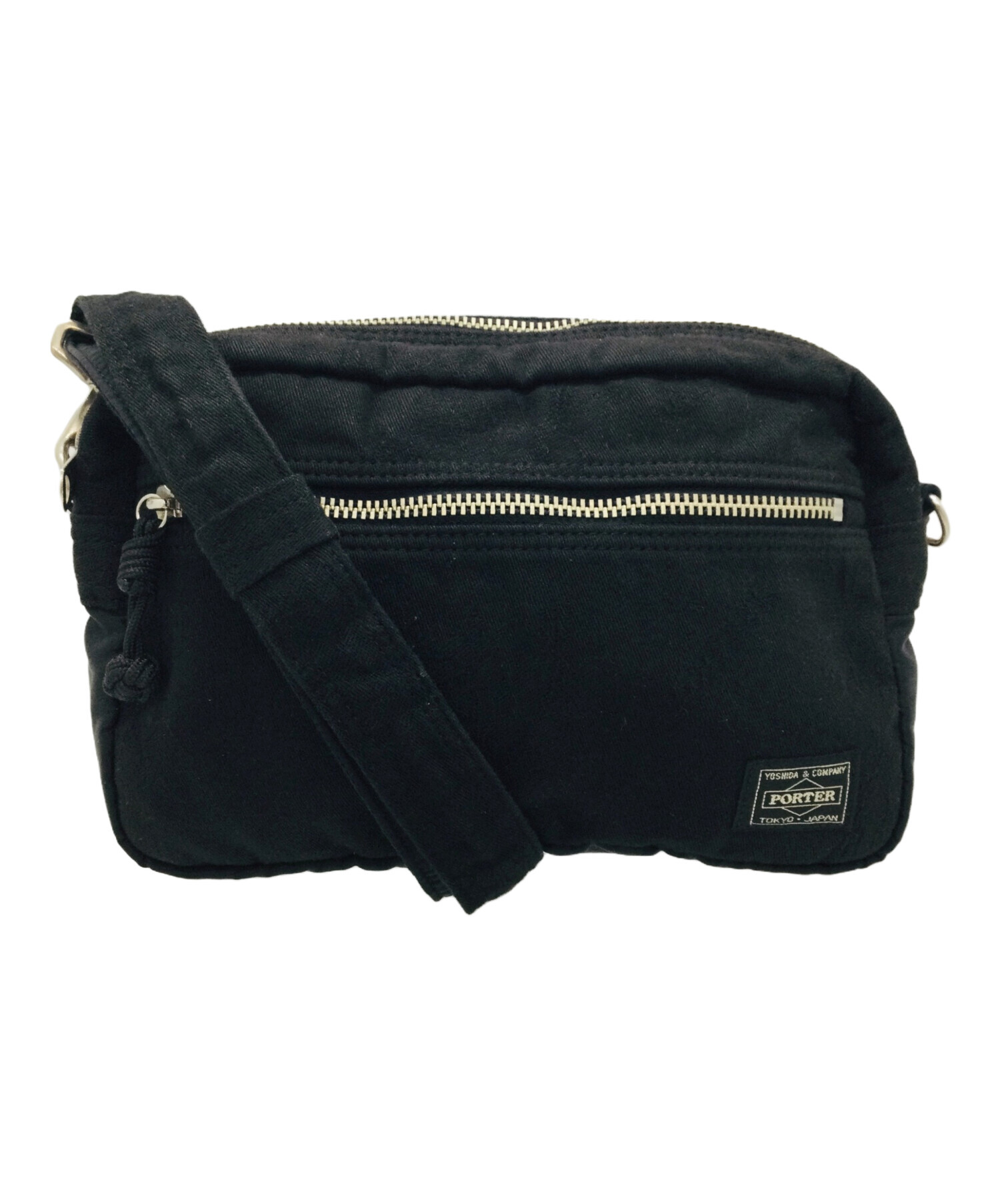 中古・古着通販】PORTER (ポーター) ショルダーバッグ ブラック