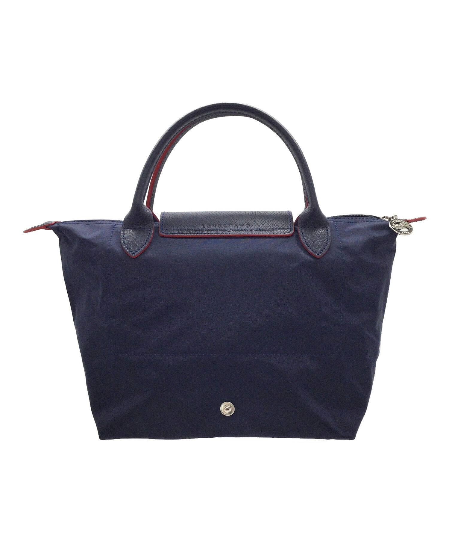 中古・古着通販】LONGCHAMP (ロンシャン) ハンドバッグ ネイビー 