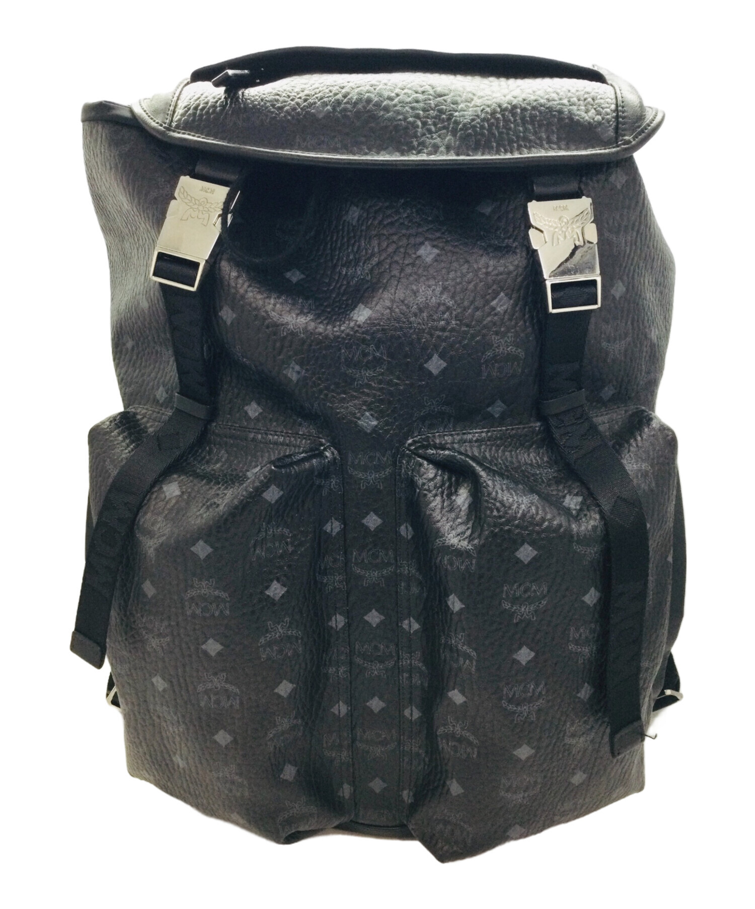 中古・古着通販】MCM (エムシーエム) バックパック ブラック｜ブランド 