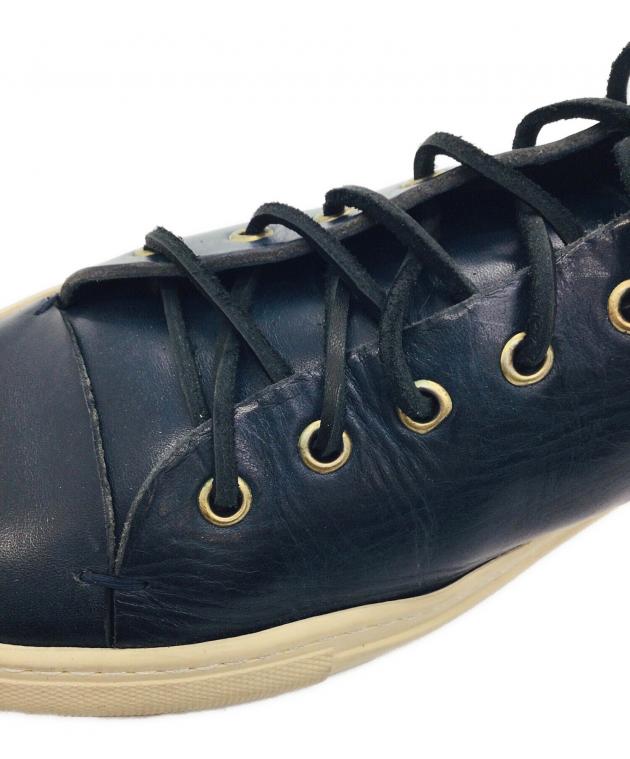 中古・古着通販】BUTTERO (ブッテロ) ハイカットスニーカー ネイビー