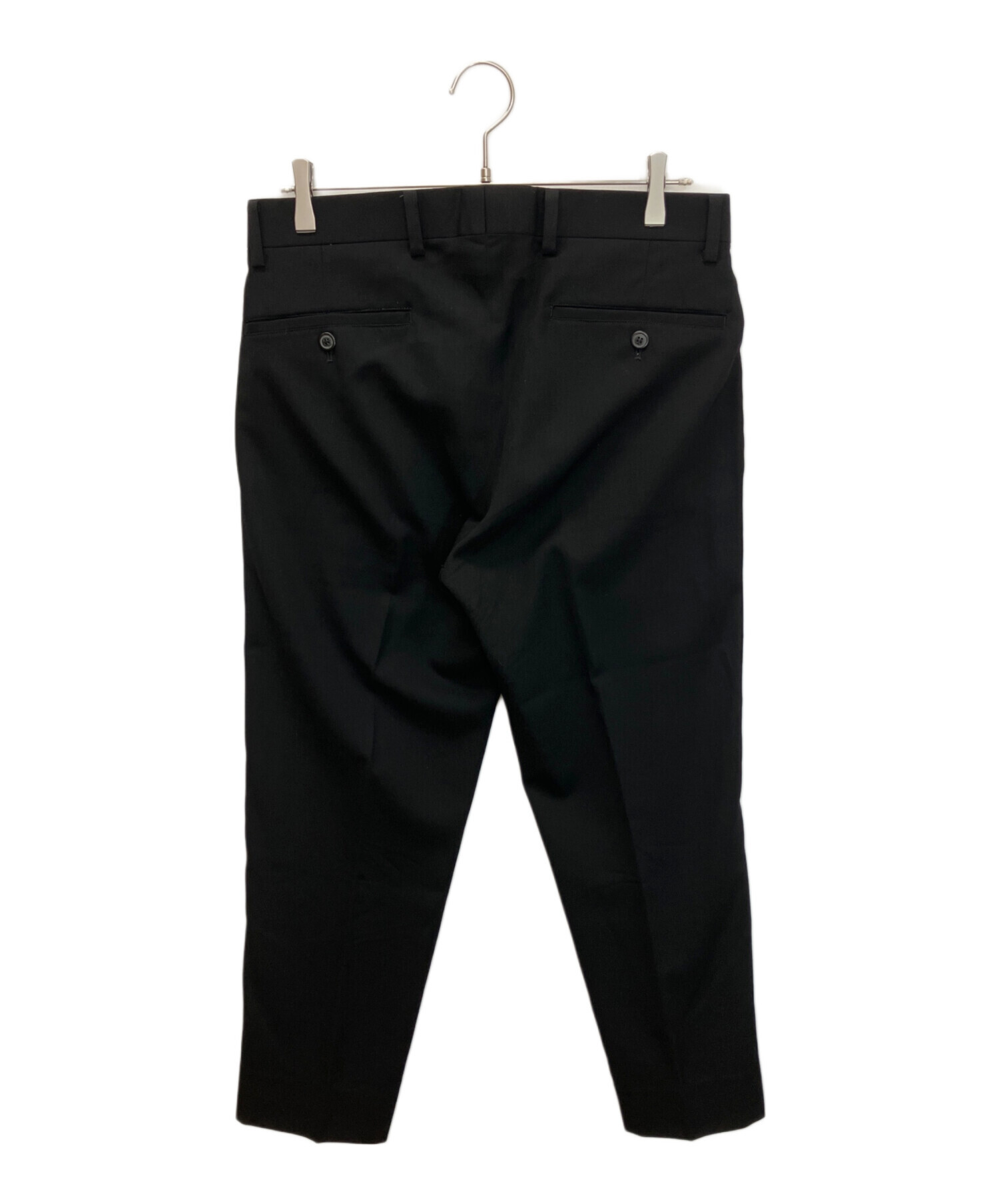 iM ISSEY MIYAKE ウールスラックス ブラック 中古・古着通販】ISSEY MIYAKE (イッセイミヤケ) ME53-FF087 ウール