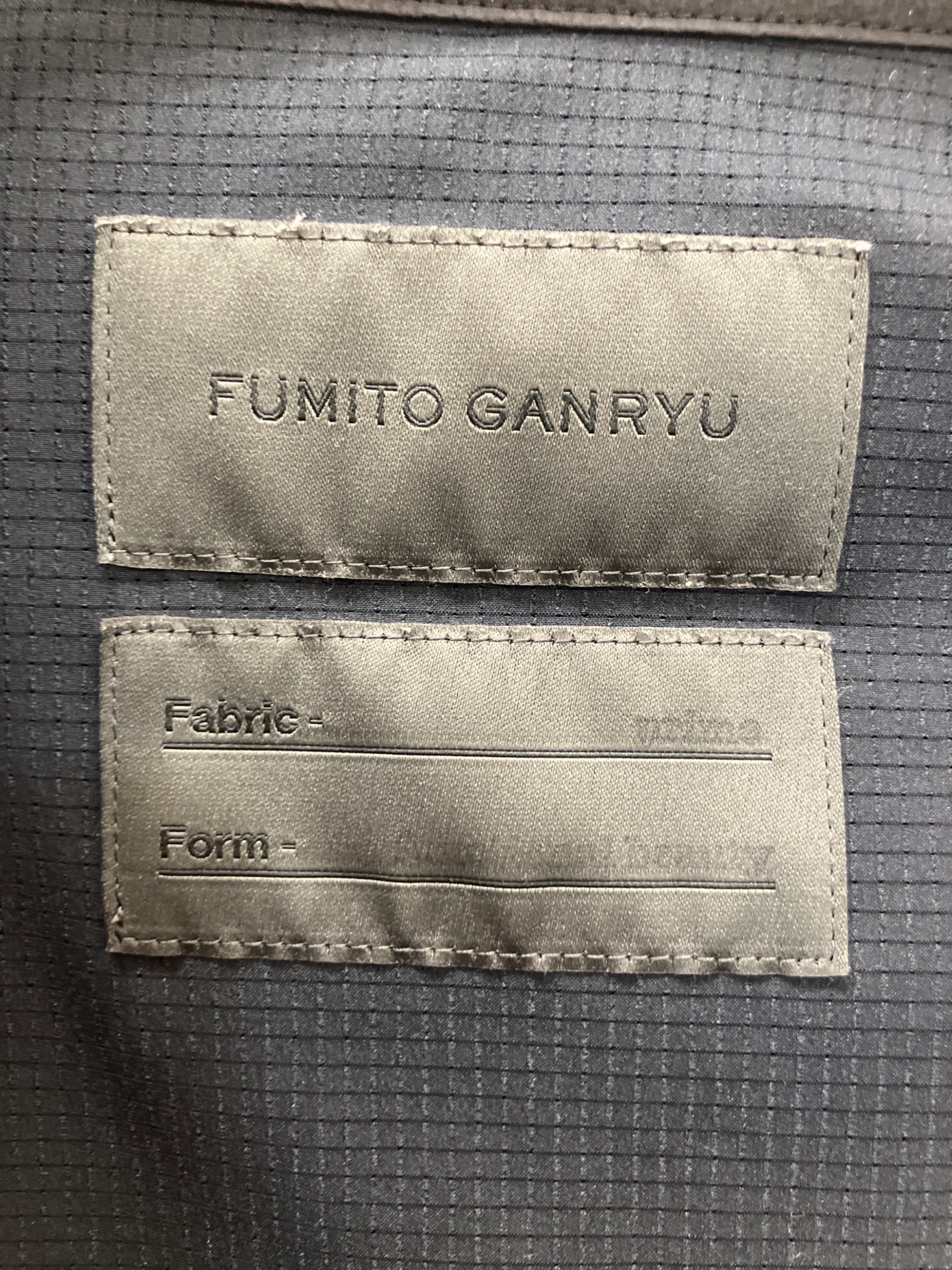 中古・古着通販】FUMITO GANRYU (フミトガンリュウ) FU2-BL-01