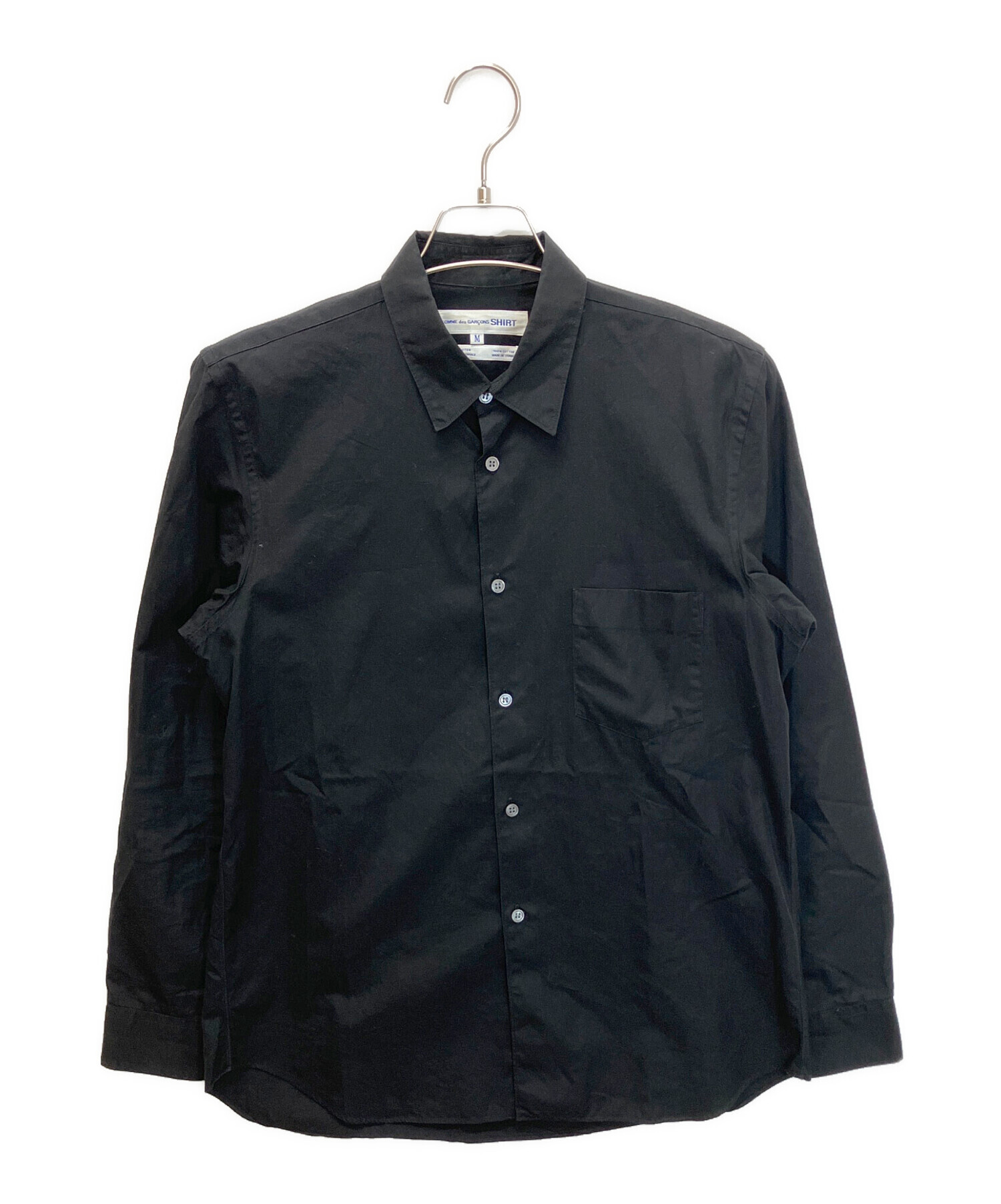 COMME des GARCONS コムデギャルソン カジュアルシャツ XS 黒 【古着】【中古】【送料無料】 COMME des GARCONS HOMME PLUS - COMME des GARCONS HOMME PLUS