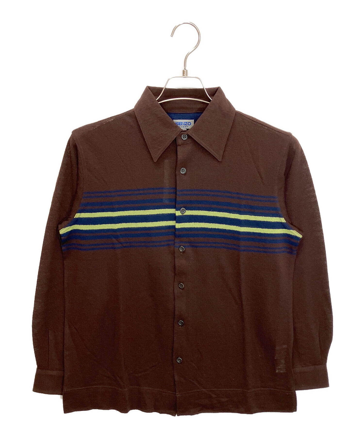 中古・古着通販】KENZO HOMME (ケンゾーオム) 長袖シャツ ブラウン 