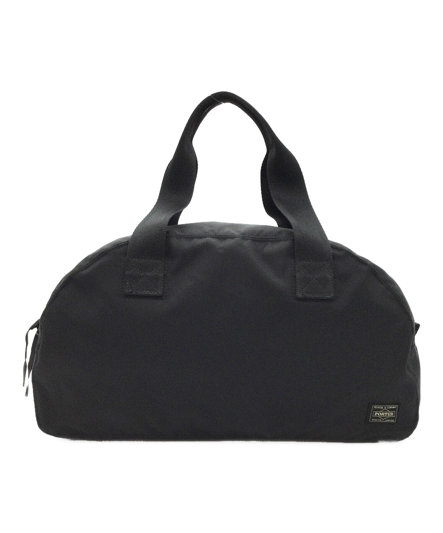 中古・古着通販】PORTER (ポーター) ラウンドボストンバッグ ブラック 