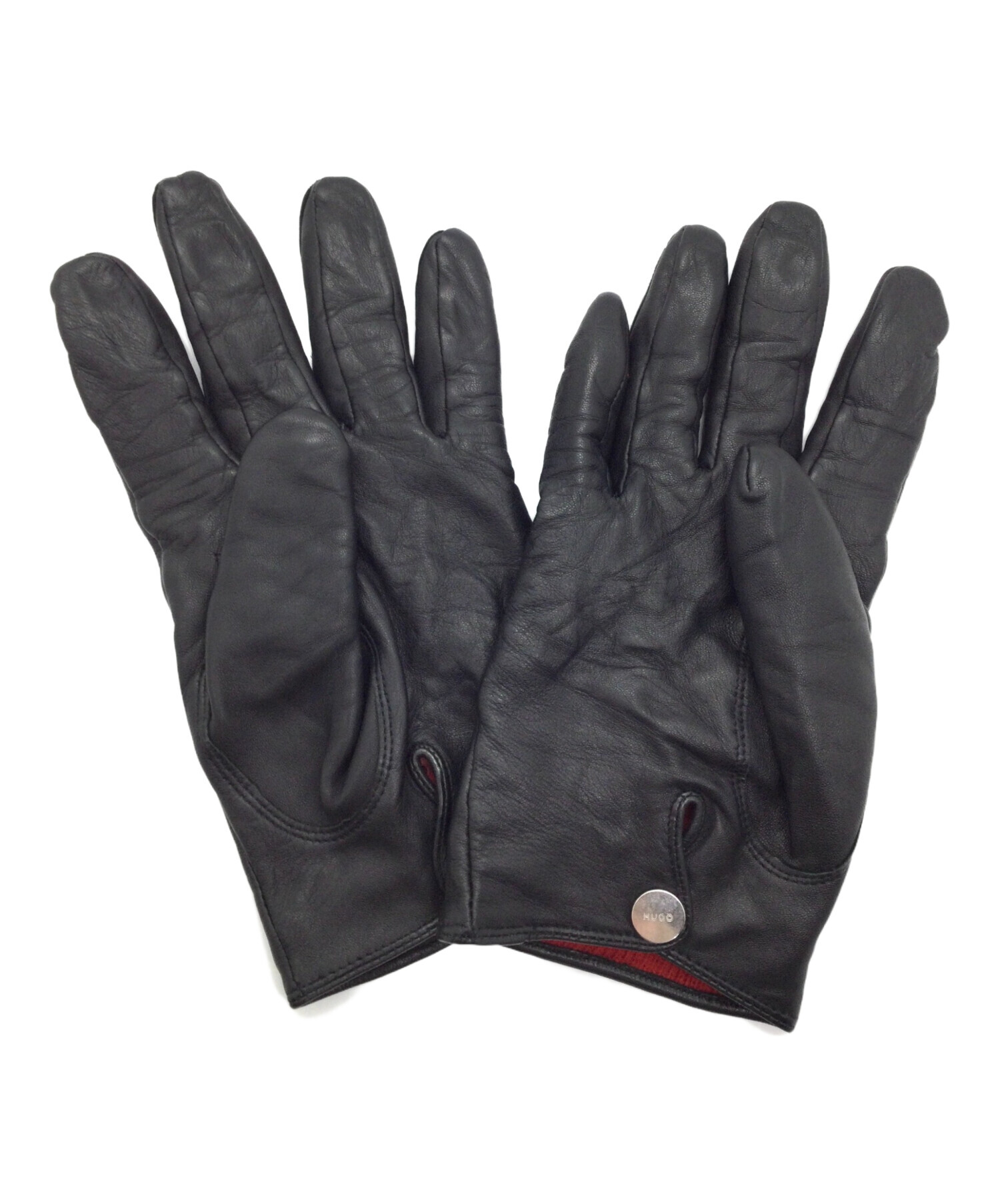 中古・古着通販】HUGO (ヒューゴ ボス) レザーグローブ｜ブランド