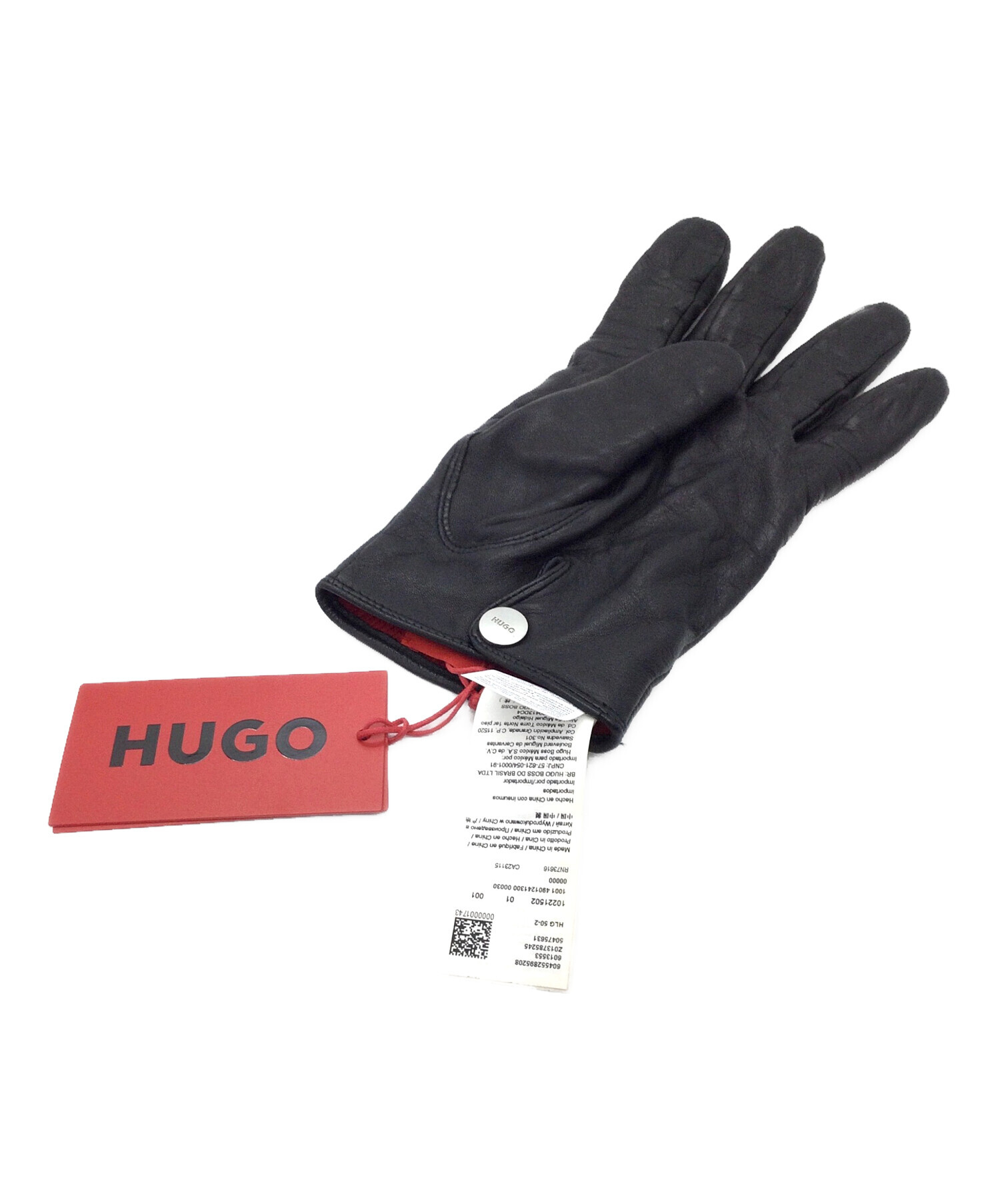 BOSS 本革手袋　新品未使用 中古・古着通販】HUGO (ヒューゴ ボス) レザーグローブ｜ブランド 小物