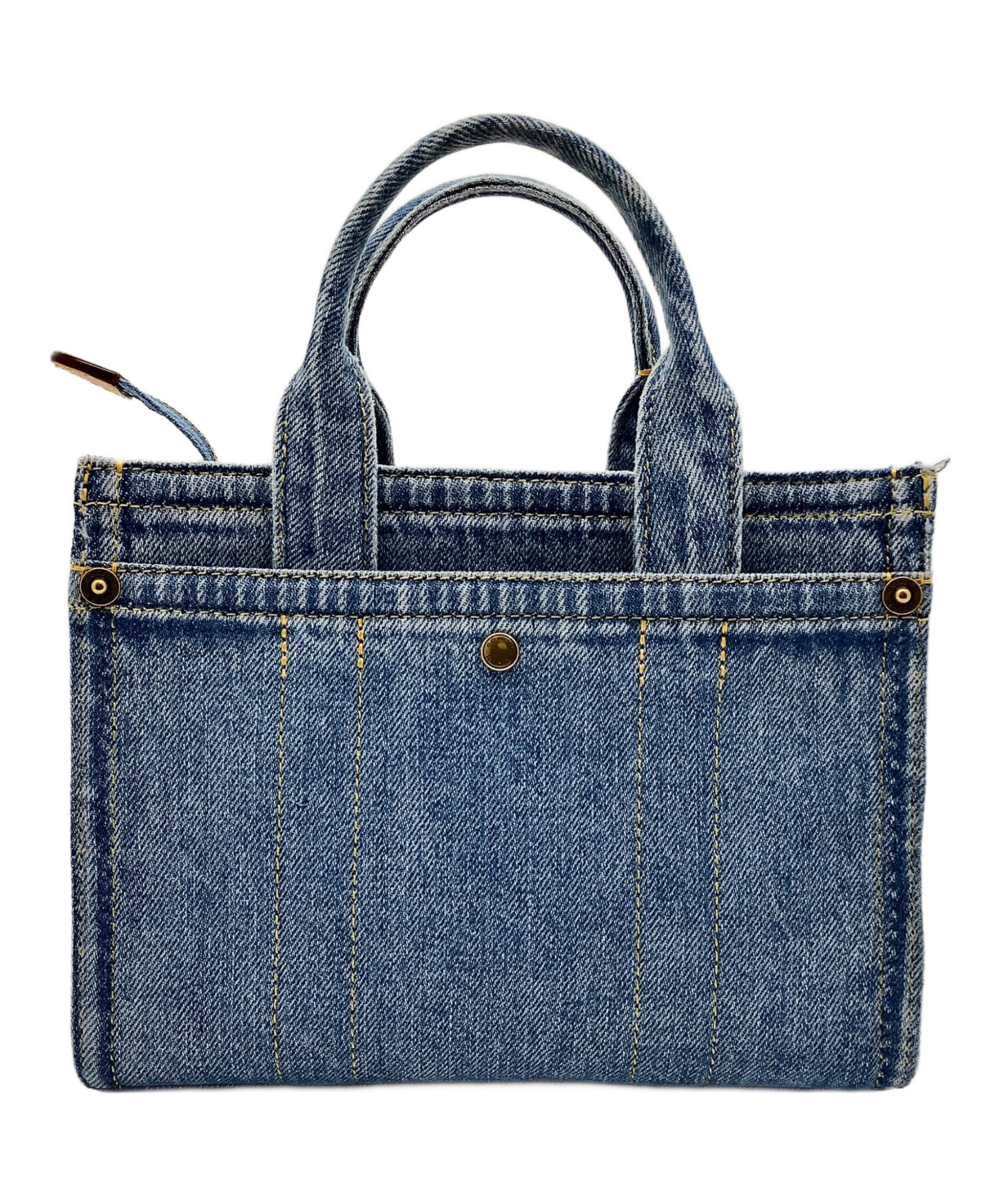 中古・古着通販】COACH (コーチ) カーゴトートバッグ ブルー｜ブランド