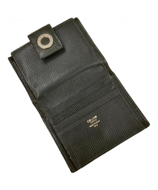 中古・古着通販】CELINE (セリーヌ) サークルロゴウォレット オリーブ