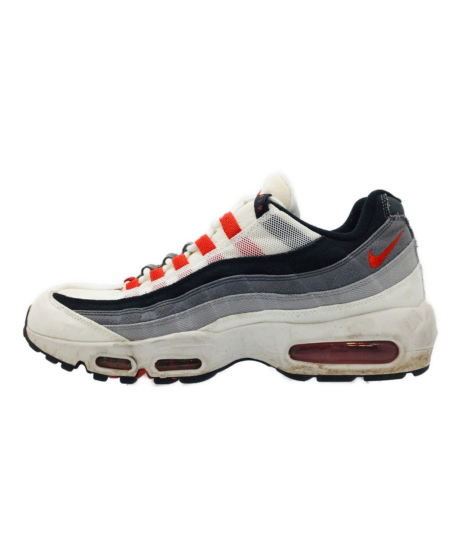 中古・古着通販】NIKE (ナイキ) Air Max 95 ホワイト×ブラック サイズ 
