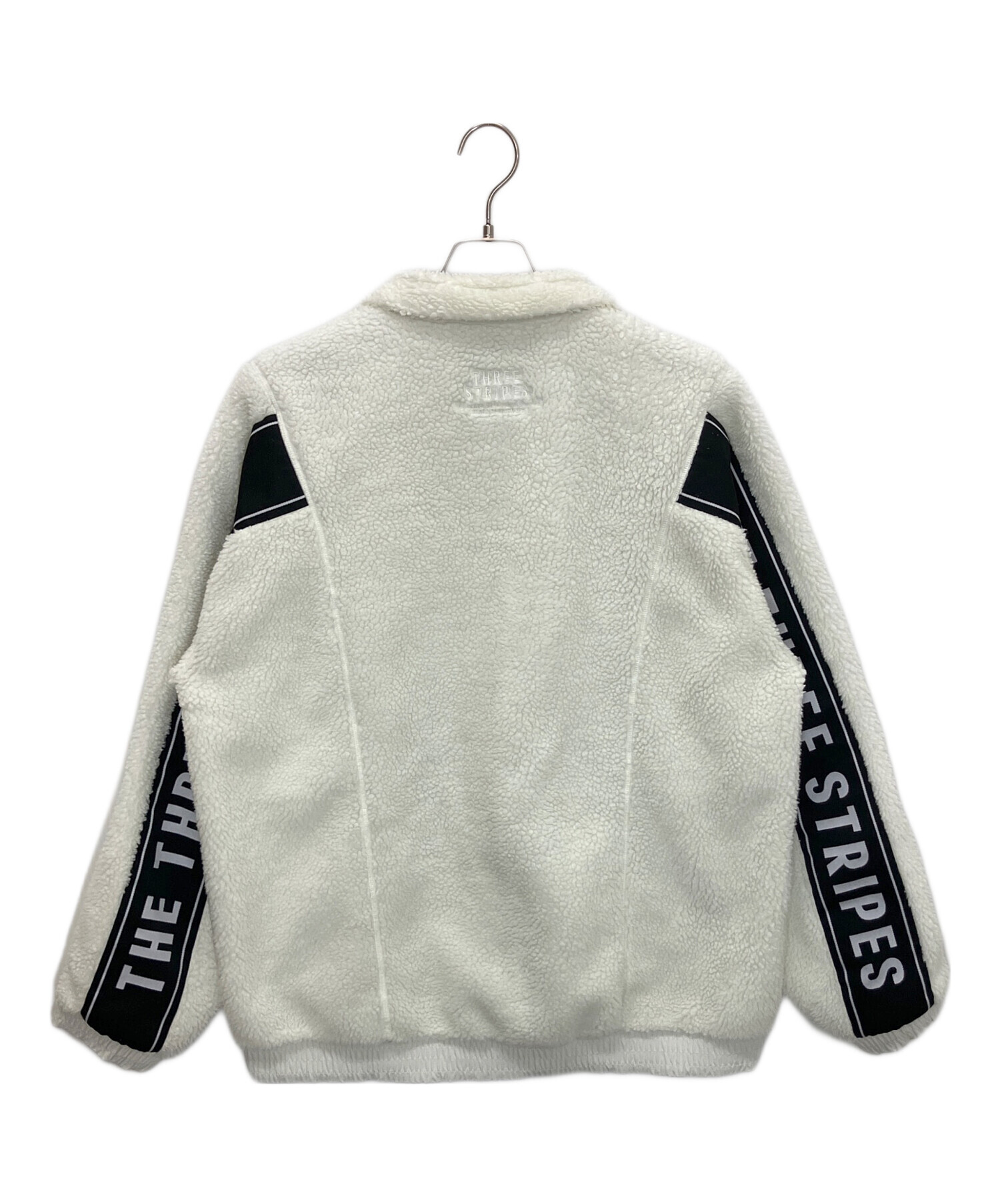 中古・古着通販】adidas (アディダス) フリースジャケット ホワイト 