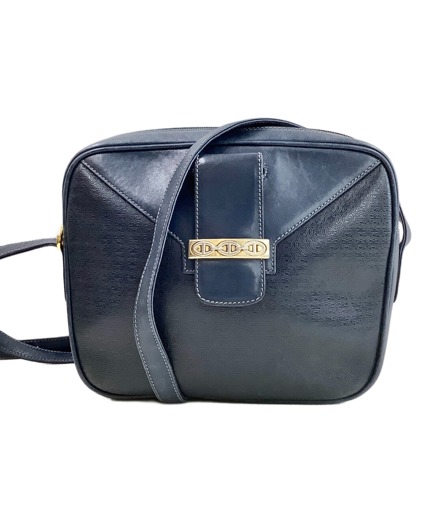 GUCCI グッチ ショルダーバッグ  青 【古着】【中古】【送料無料】 中古・古着通販】GUCCI (グッチ) ショルダーバッグ ブルー｜ブランド