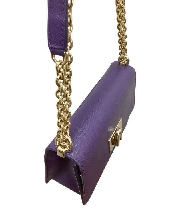 中古・古着通販】FURLA (フルラ) チェーンショルダーバッグ パープル