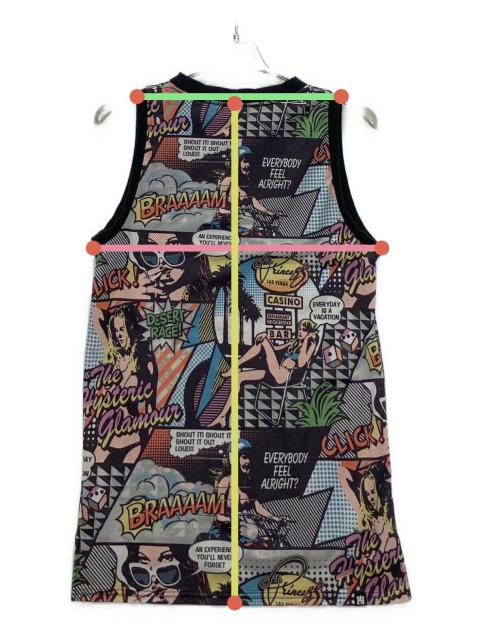 希少Hysterics メッシュタンクトップ フリー ノースリーブ y2k 中古・古着通販】Hysteric Glamour (ヒステリックグラマー) メッシュ